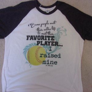 Softball Mom tshirt size L